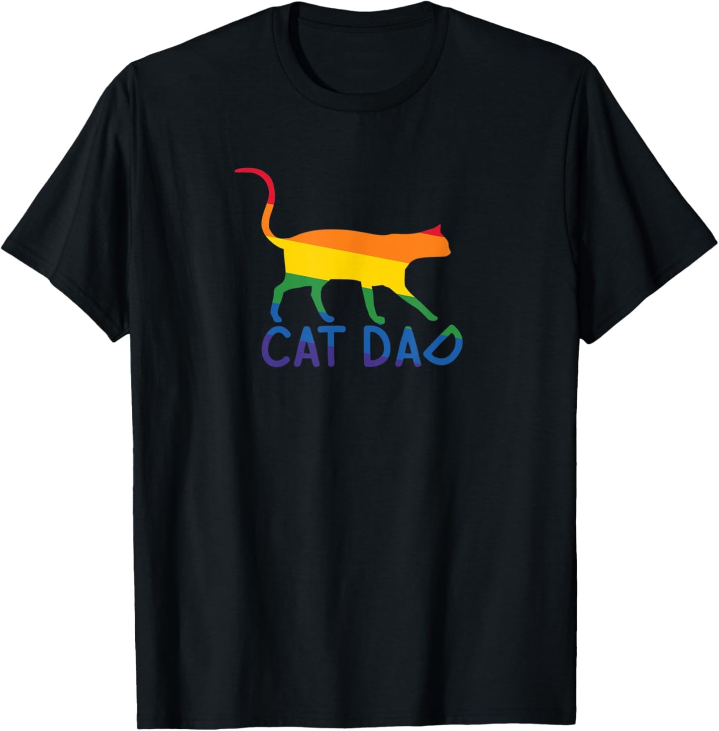 Pride Flag Cat T-Shirt