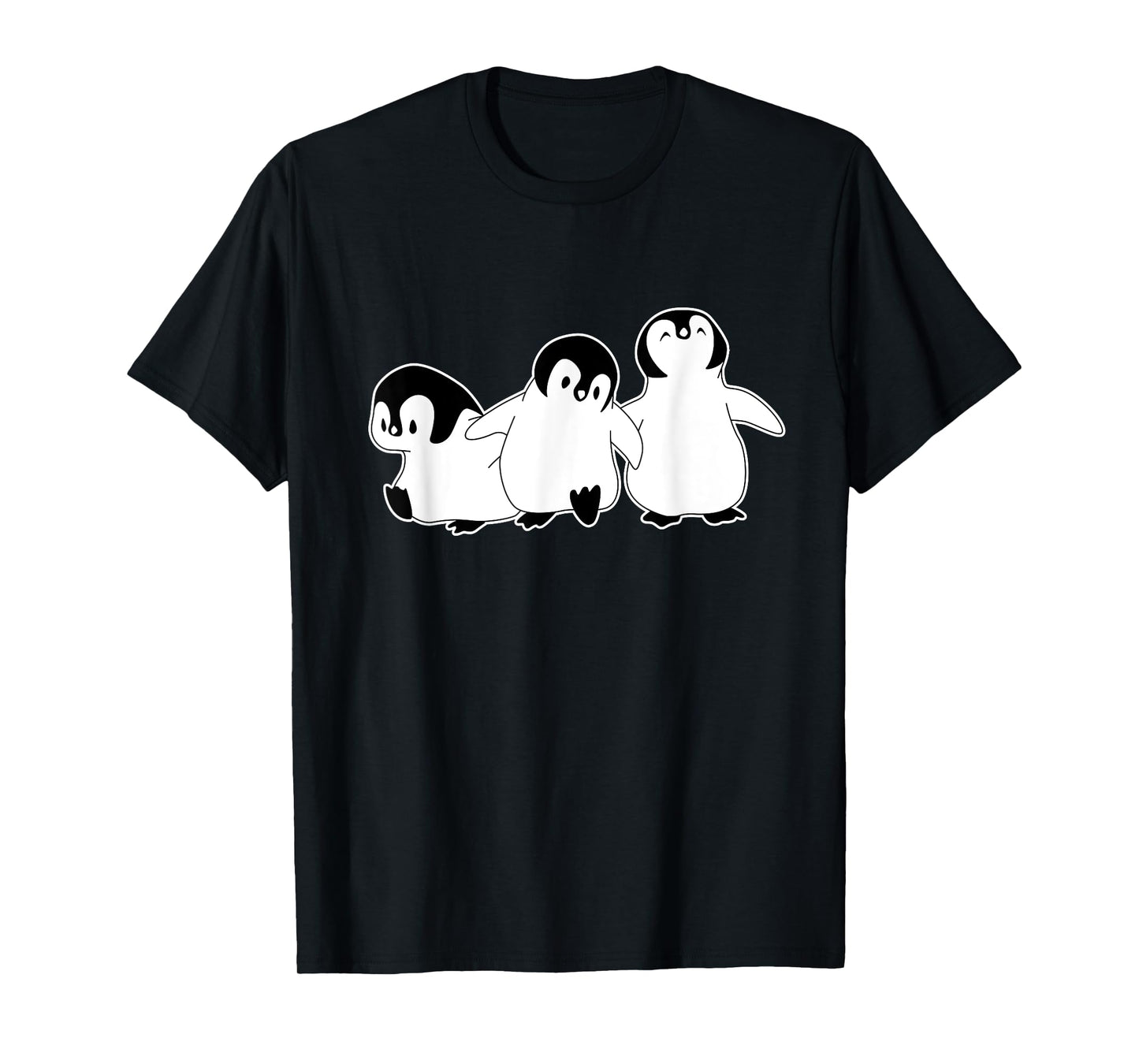 Cute Penguins Cheerful Animal World Birds Penguin Children T-Shirt