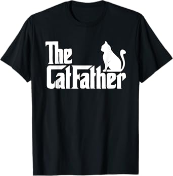 The Catfather Shirt Funny Cat's Dad Kitten Lover T-Shirt