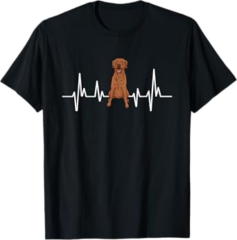 Fox Red Labrador Retriever Heartbeat Foxred Lab T-Shirt