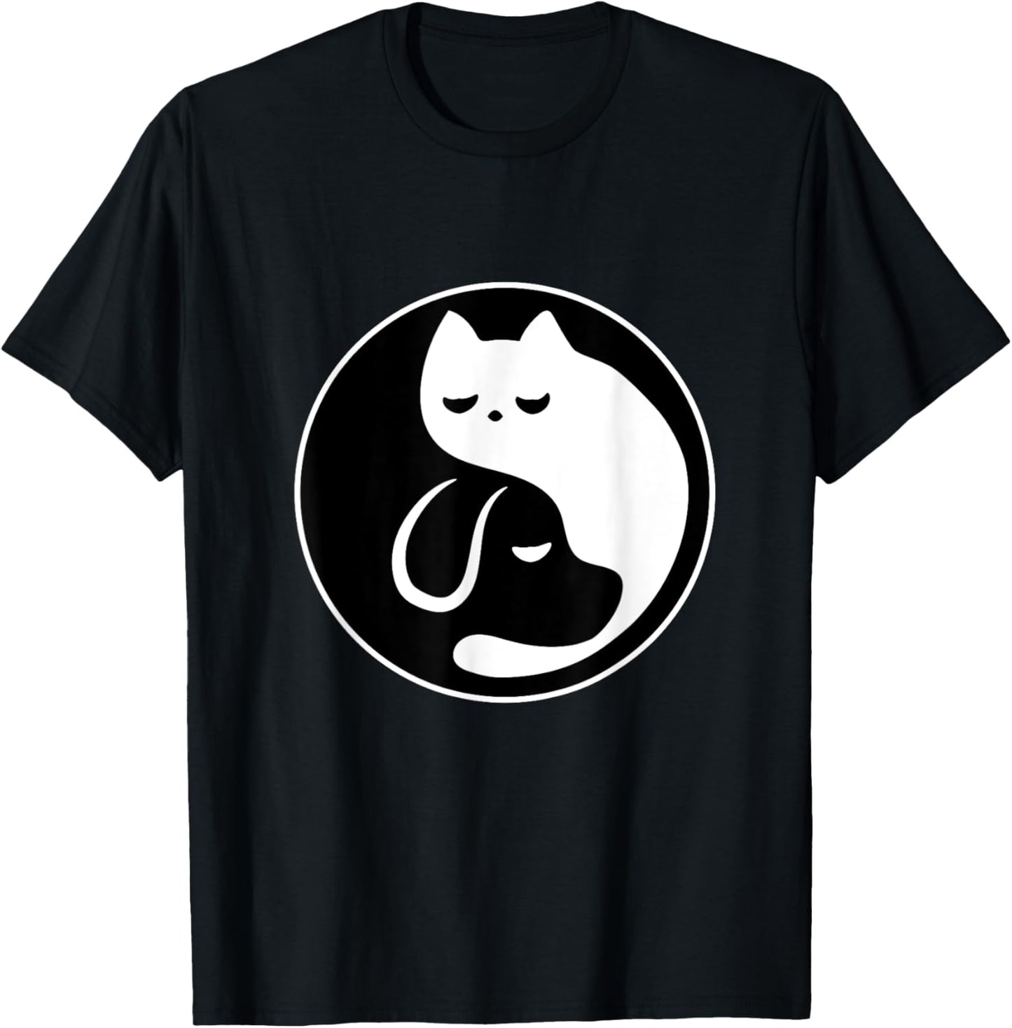 Yin Yang Cat and Dog for Men and Women - Yin Yang T-Shirt