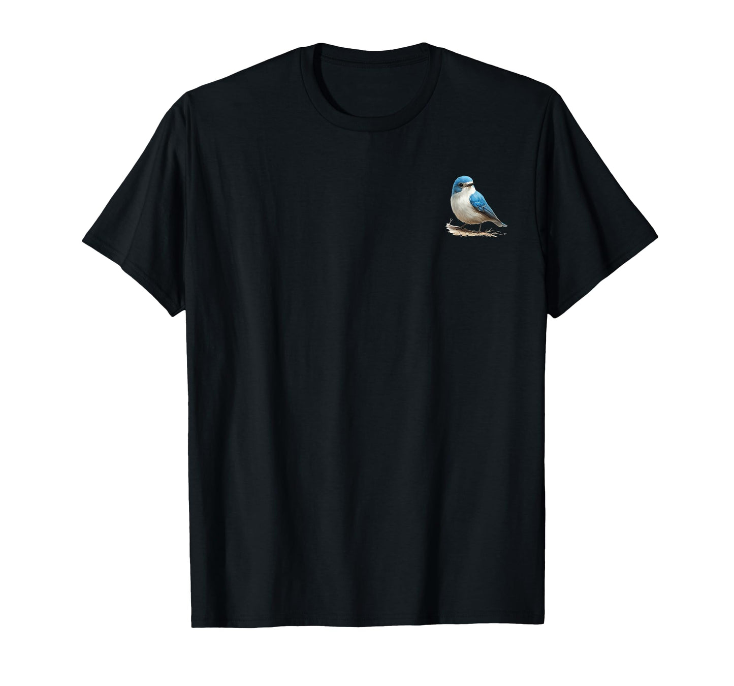 Bluebird in pocket - Watercolor Bluebird T-Shirt