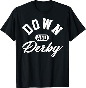 Funny Horse Racing Vintage Down & Derby KY Derby Horse T-Shirt