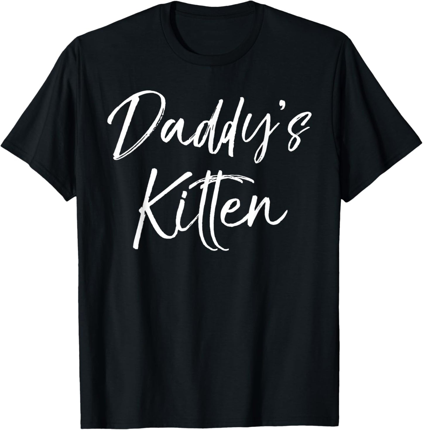 Cute Daughter Gift from Father of Cat Lovers Daddy's Kitten T-Shirt