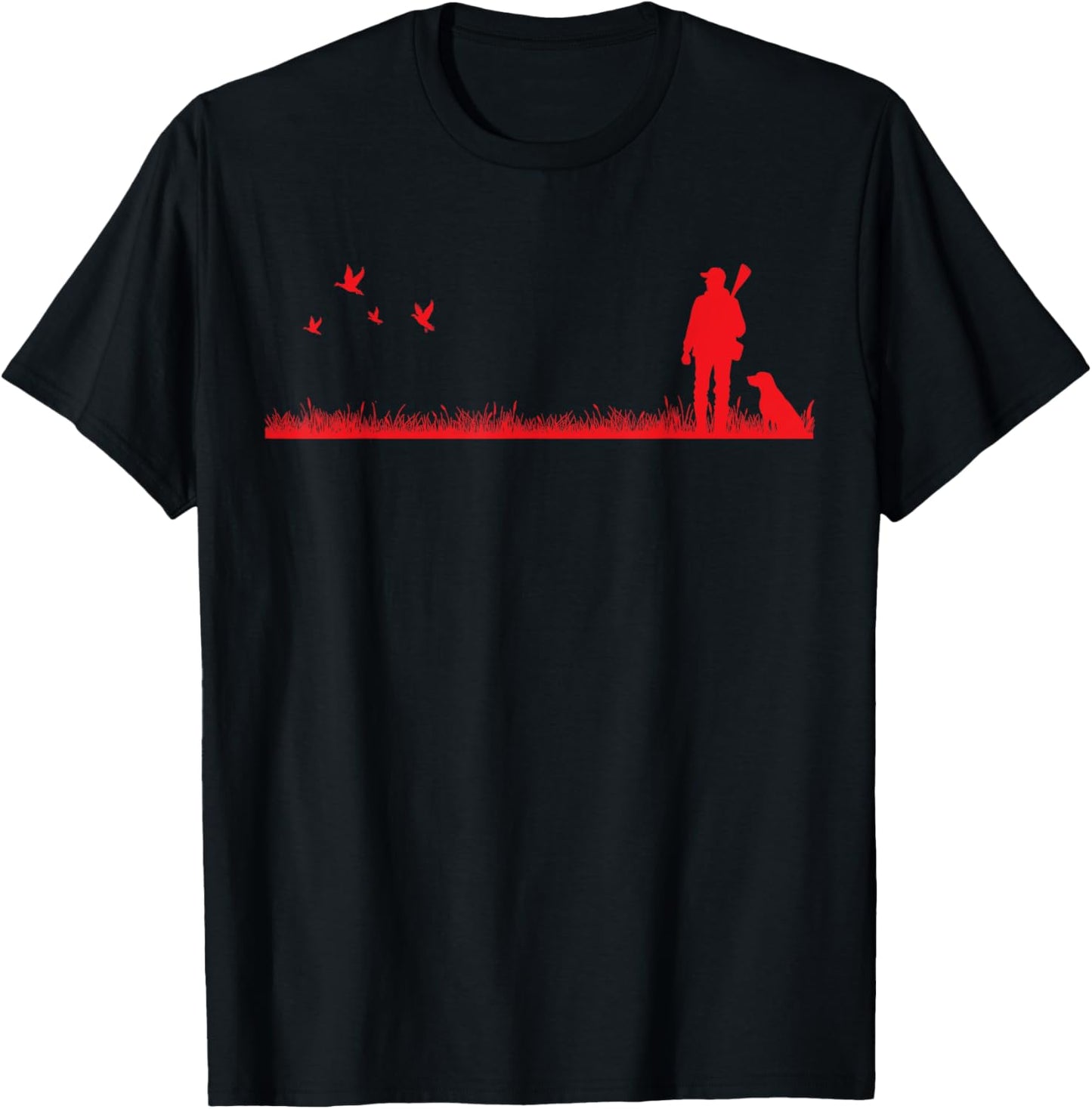 Upland Game Bird Chukar Pheasant Hunting Dog T-Shirt