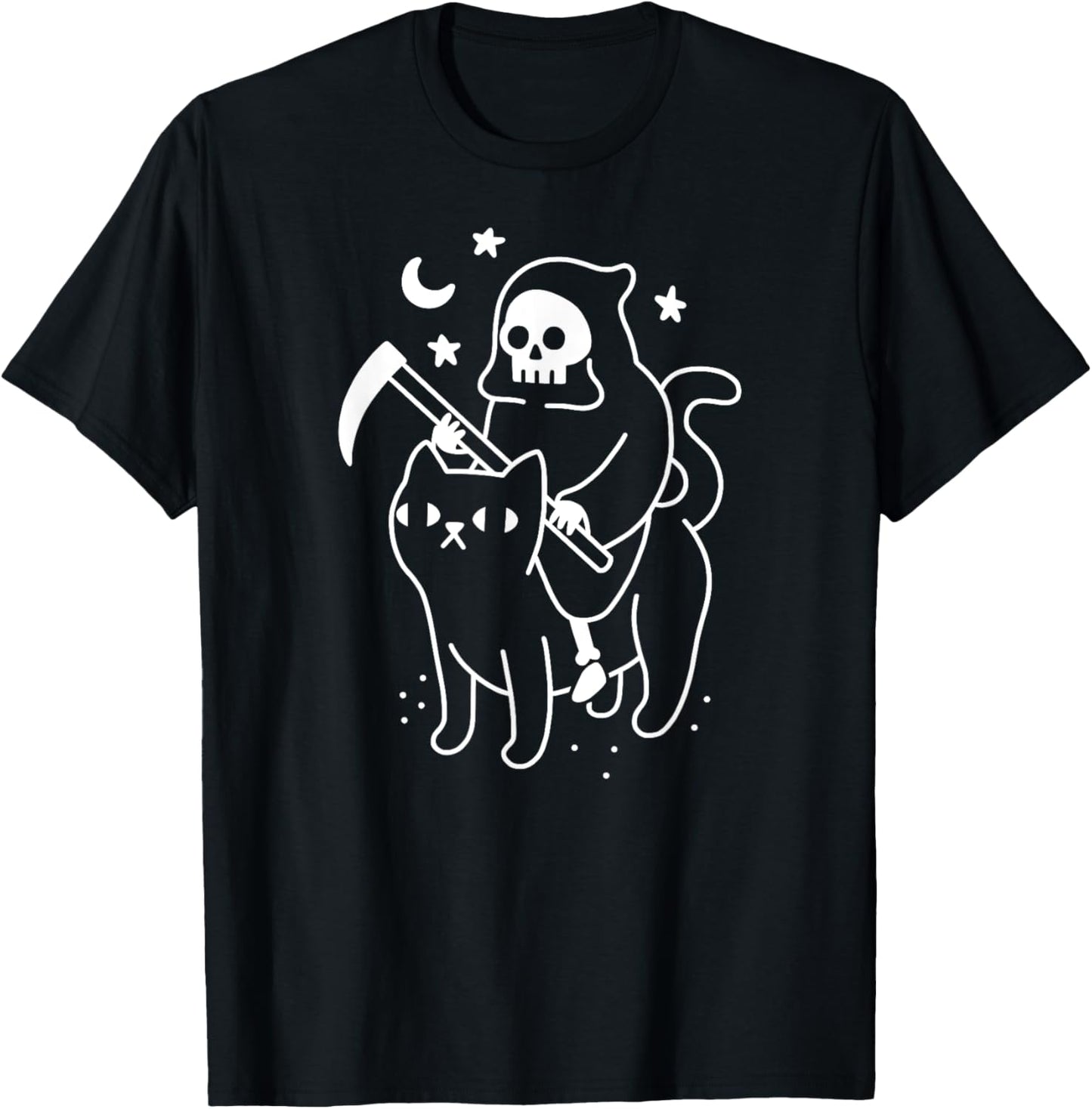 Death Rides a Black Cat T-Shirt