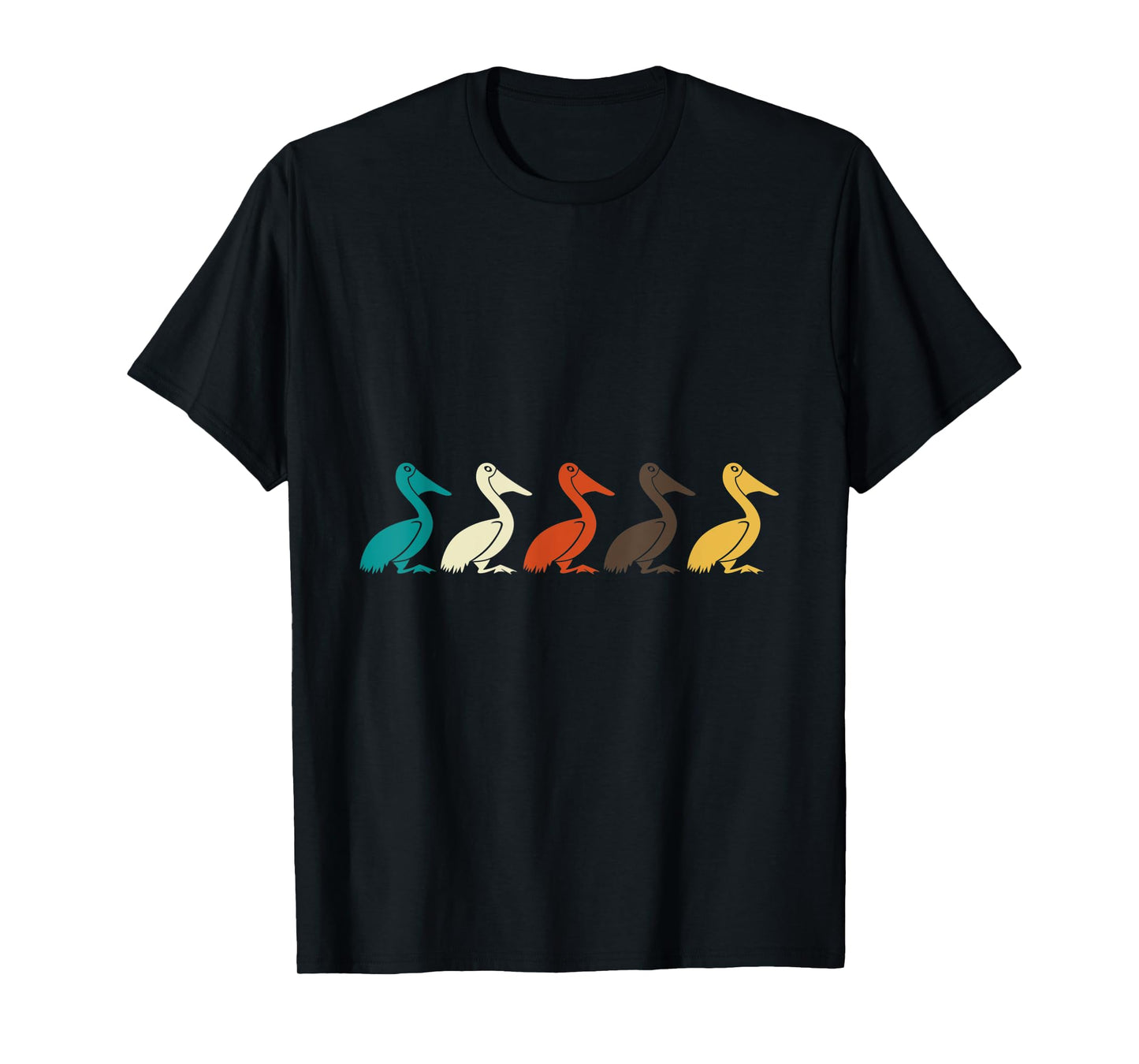 Retro Animals Pelican T-Shirt