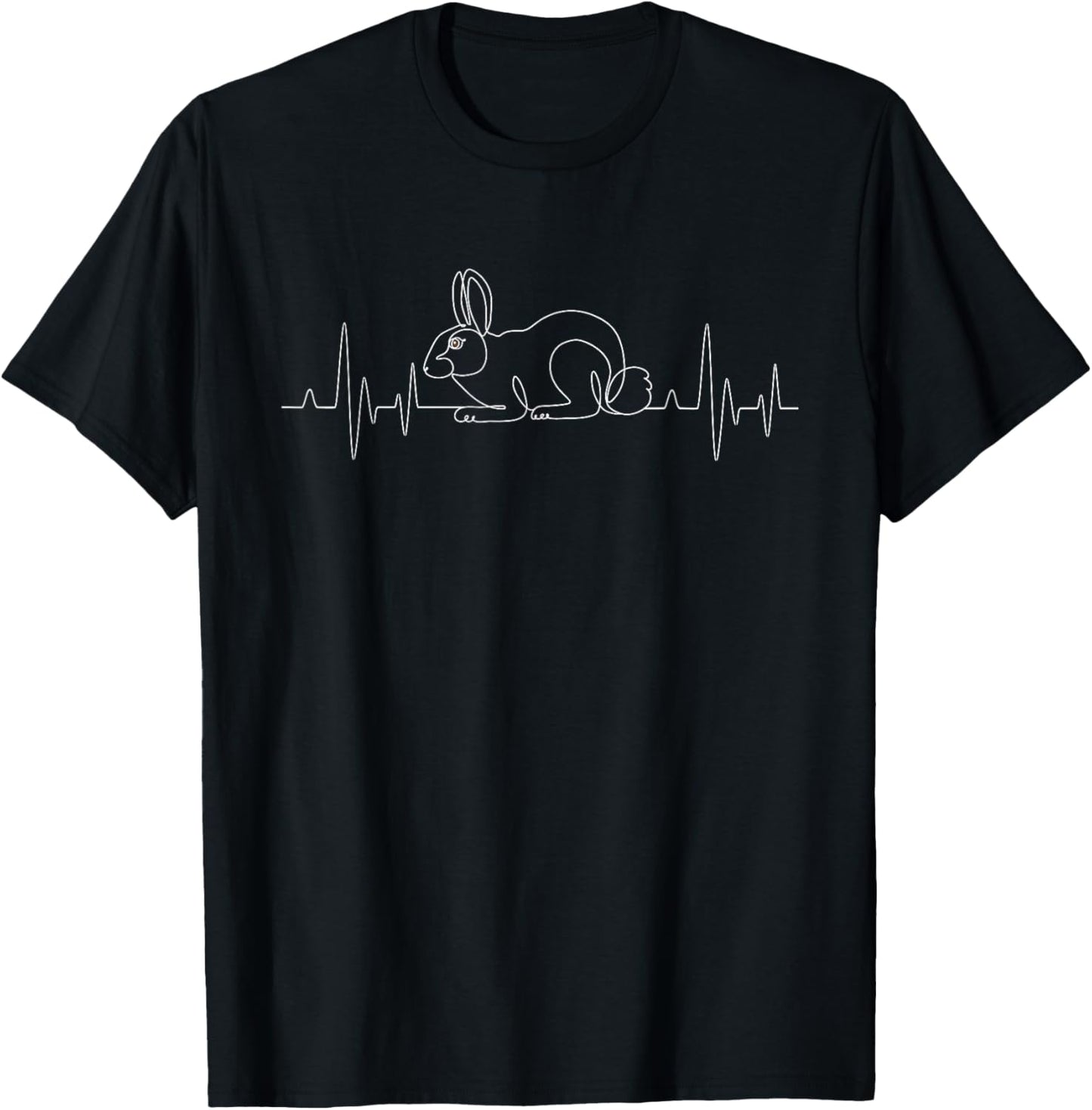 Bunny Heartbeat - Rabbit Lover Zookeeper Farmer Veterinarian T-Shirt