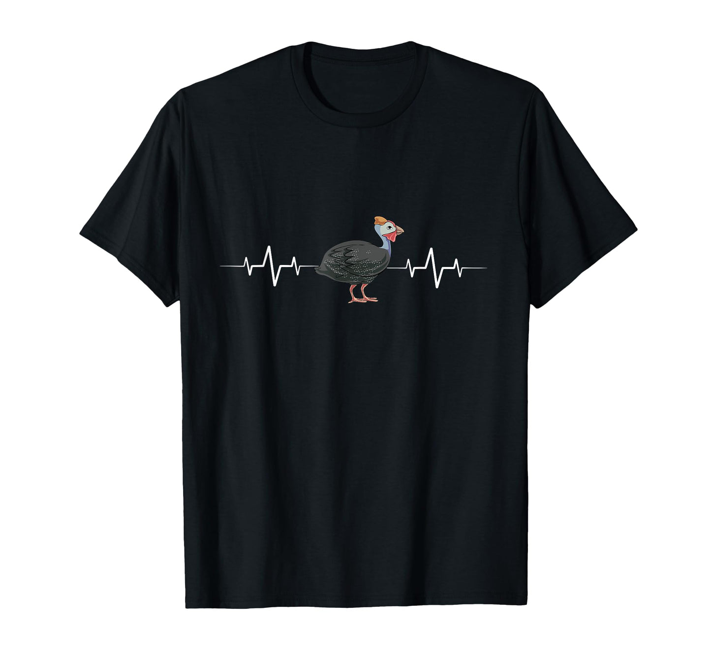 Guinea Fowl Heartbeat T-Shirt