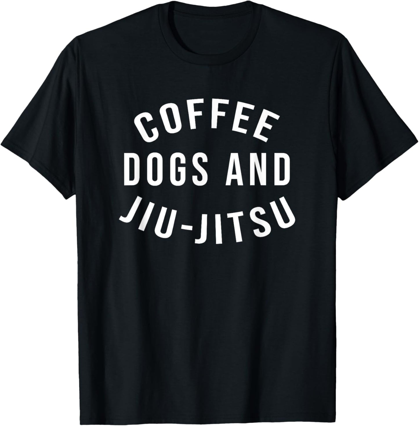 Coffee Dogs And Jiu Jitsu Cute BJJ Dog Brazilian Jiu Jitsu T-Shirt