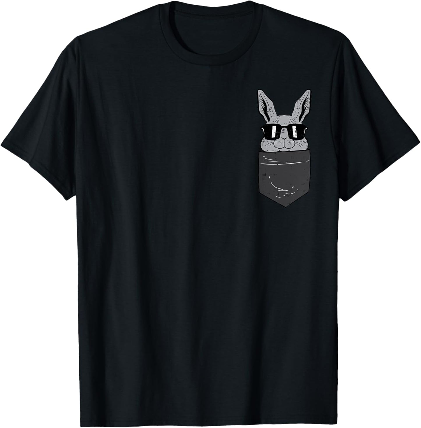 Easter Bunny Rabbit Sunglasses Pocket Cool Men Women Kids T-Shirt