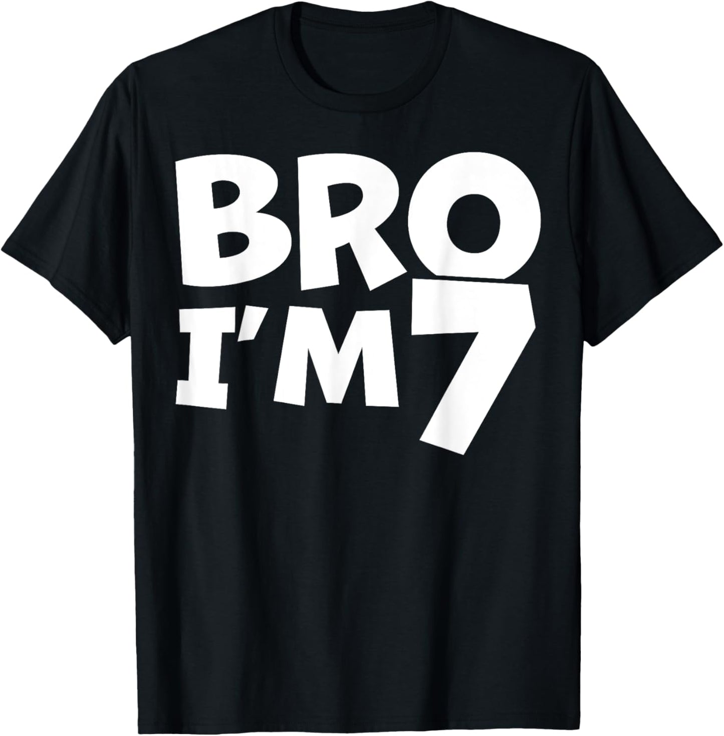 7 Year Old BDay Decorations Son Boy 7yr 7th Birthday T-Shirt