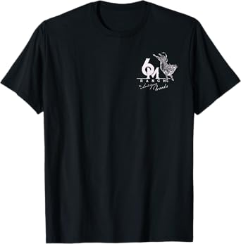 Mens Bucking Bull Cow Rodeo 6M Ranch T-Shirt