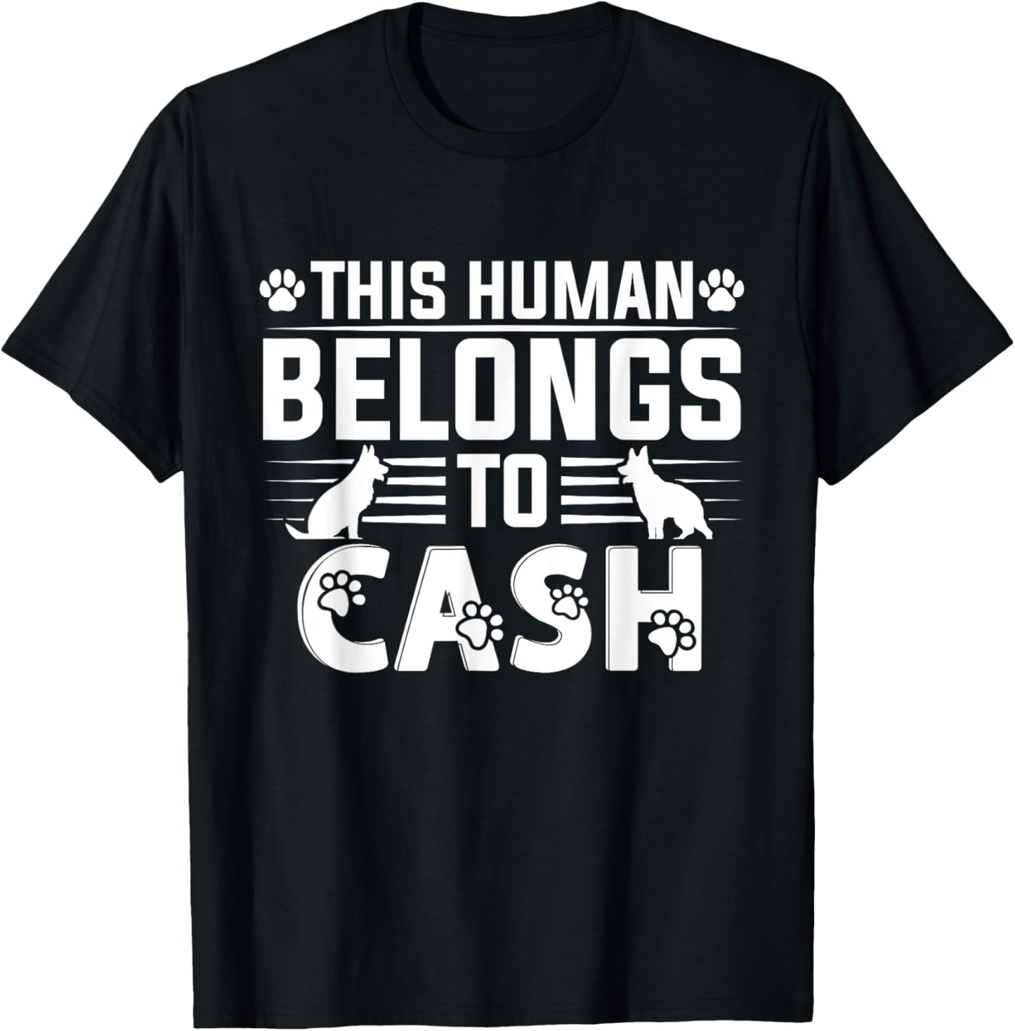 Dog Name Cash Personalized Gift Pet Dog Cash T-Shirt