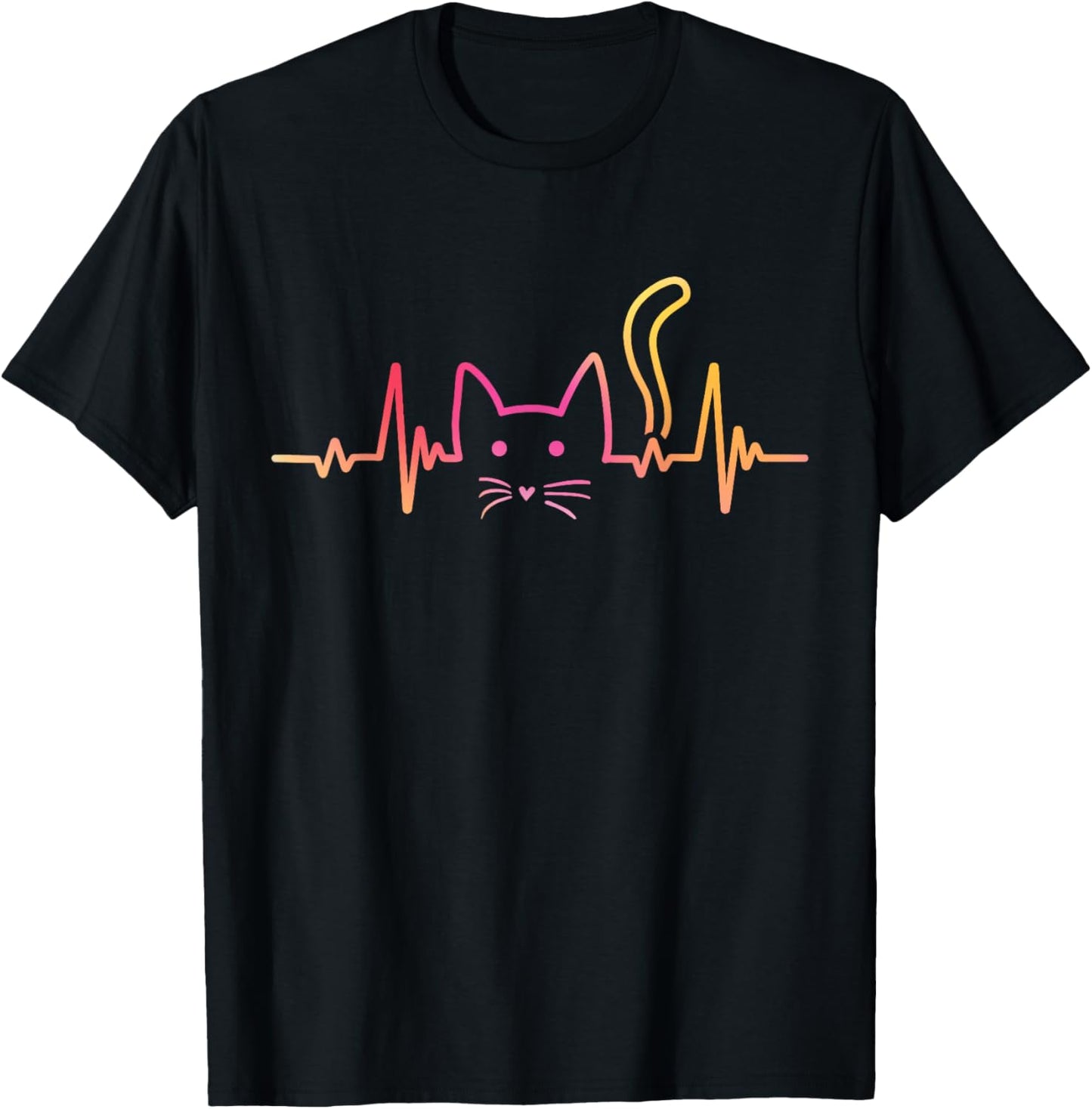 Heartbeat Cat Lover And Soft Paws T-Shirt