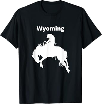 Wyoming Cowboys and Horse Rodeo Days T-Shirt