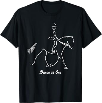 Funny Dressage Riding Horse Show Horseback Equestrian Gifts T-Shirt