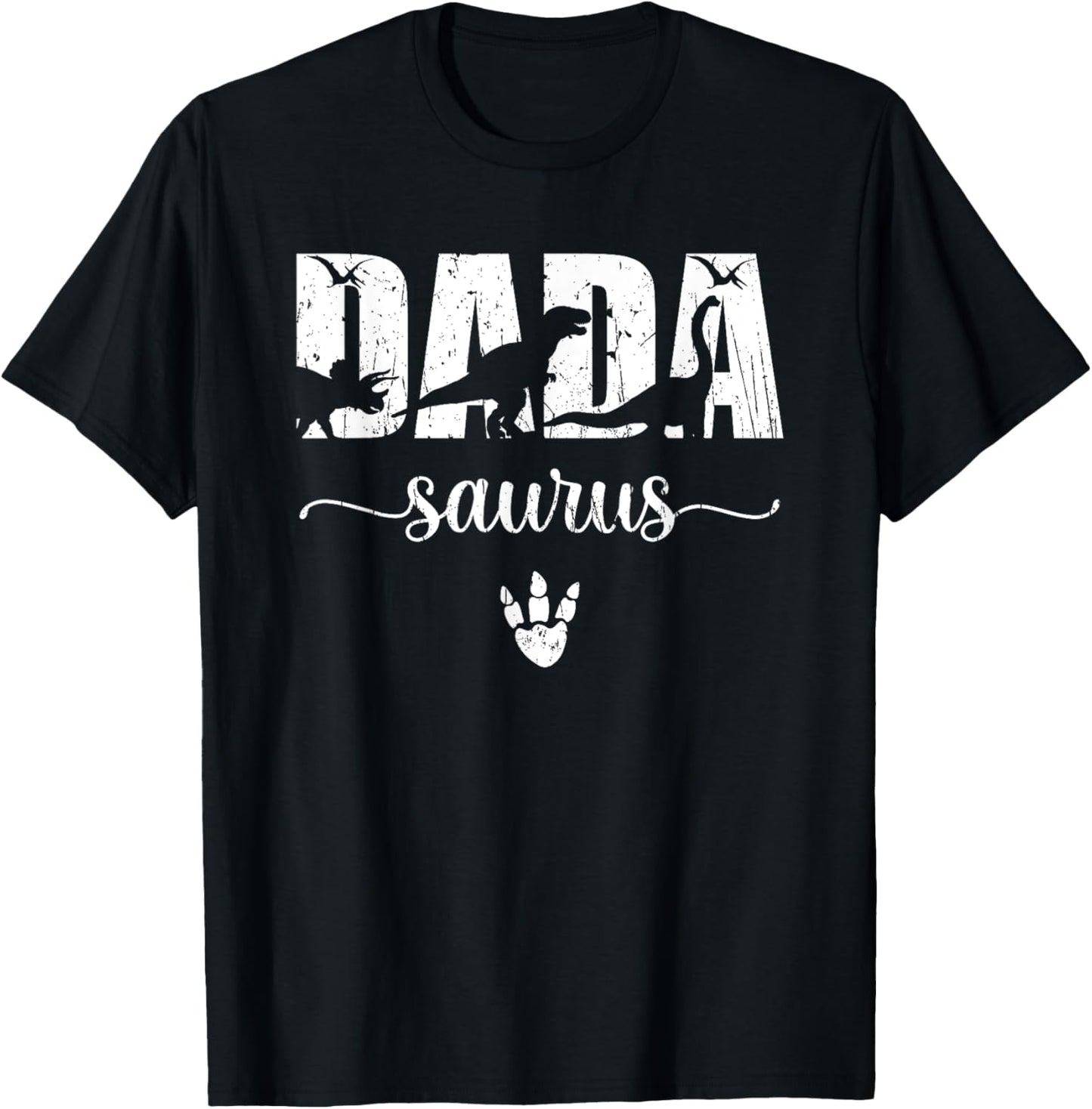 Funny Dada Saurus or T-Rex Dad Dinosaur For Mens Dinosaur T-Shirt