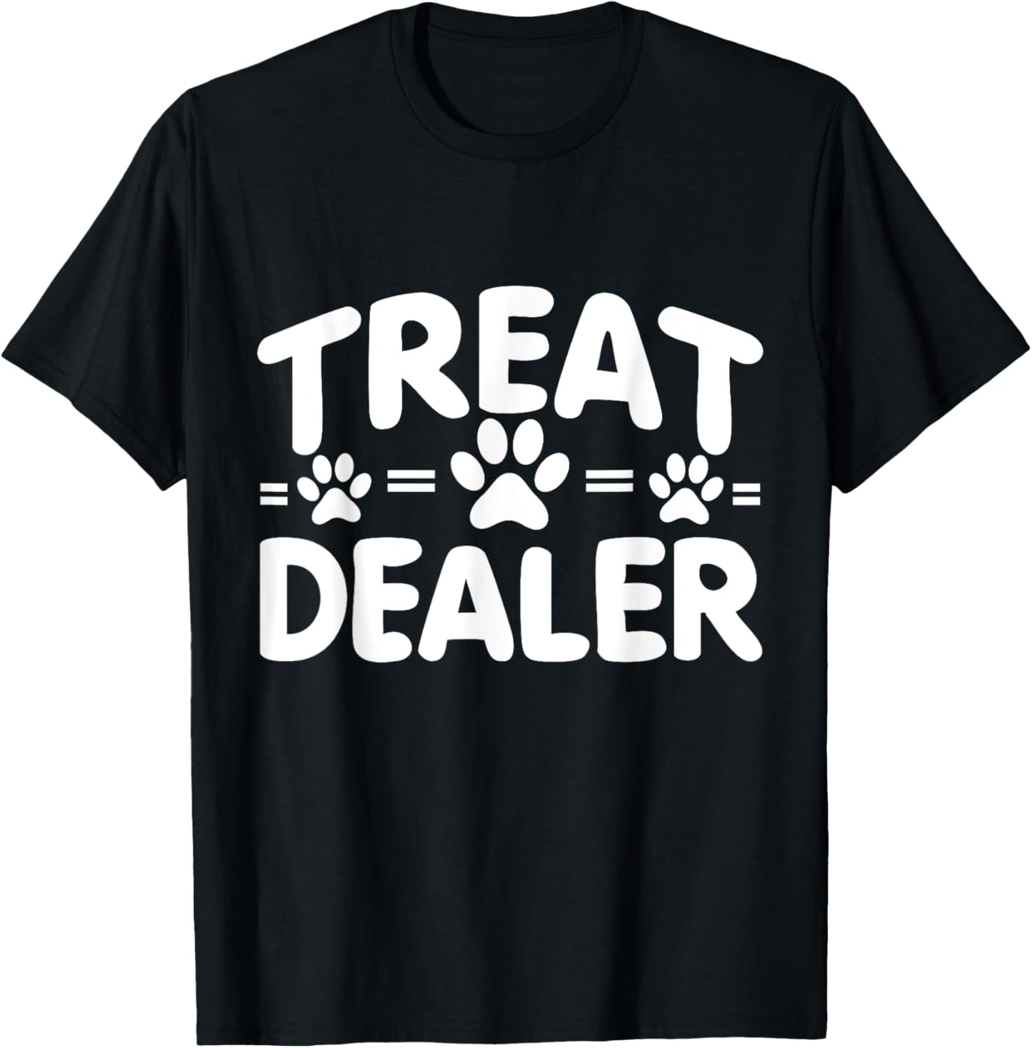 Unisex-Adults Dog Lover T-Shirt Black Small Classic Fit Short Sleeve Cotton Polyester