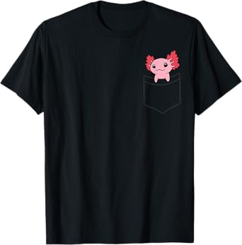 Axolotl In The Pocket Cute Baby Axolotl T-Shirt
