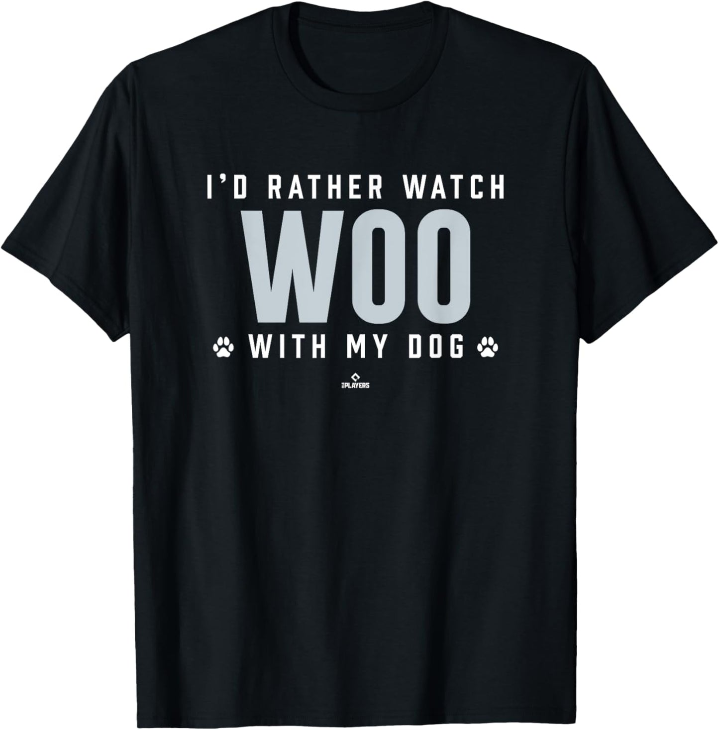 With My Dog Bryan Woo Seattle Baseball MLBPA T-Shirt
