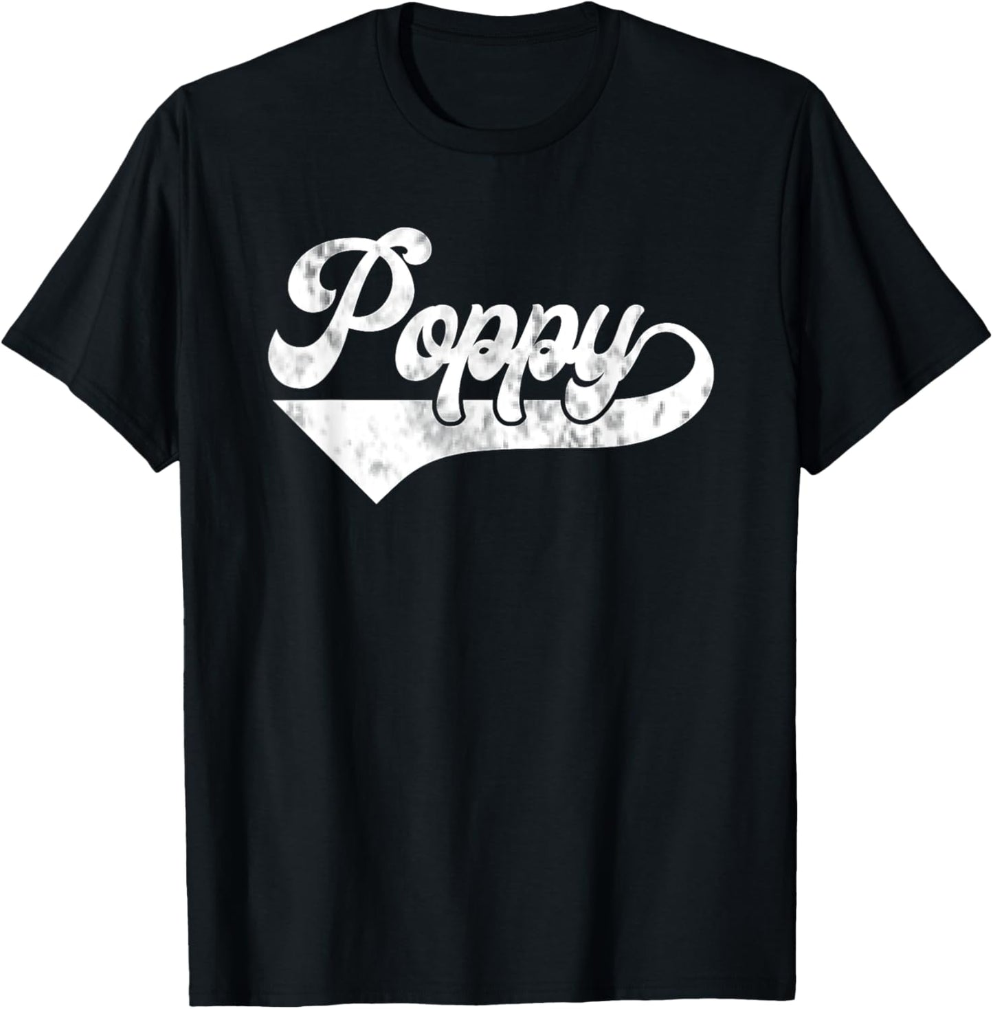 Mens Poppy Vintage Retro Father's Day for Papa Grandpa T-Shirt
