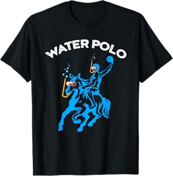 Funny Water Polo Cool Underwater Horse Player T-Shirt