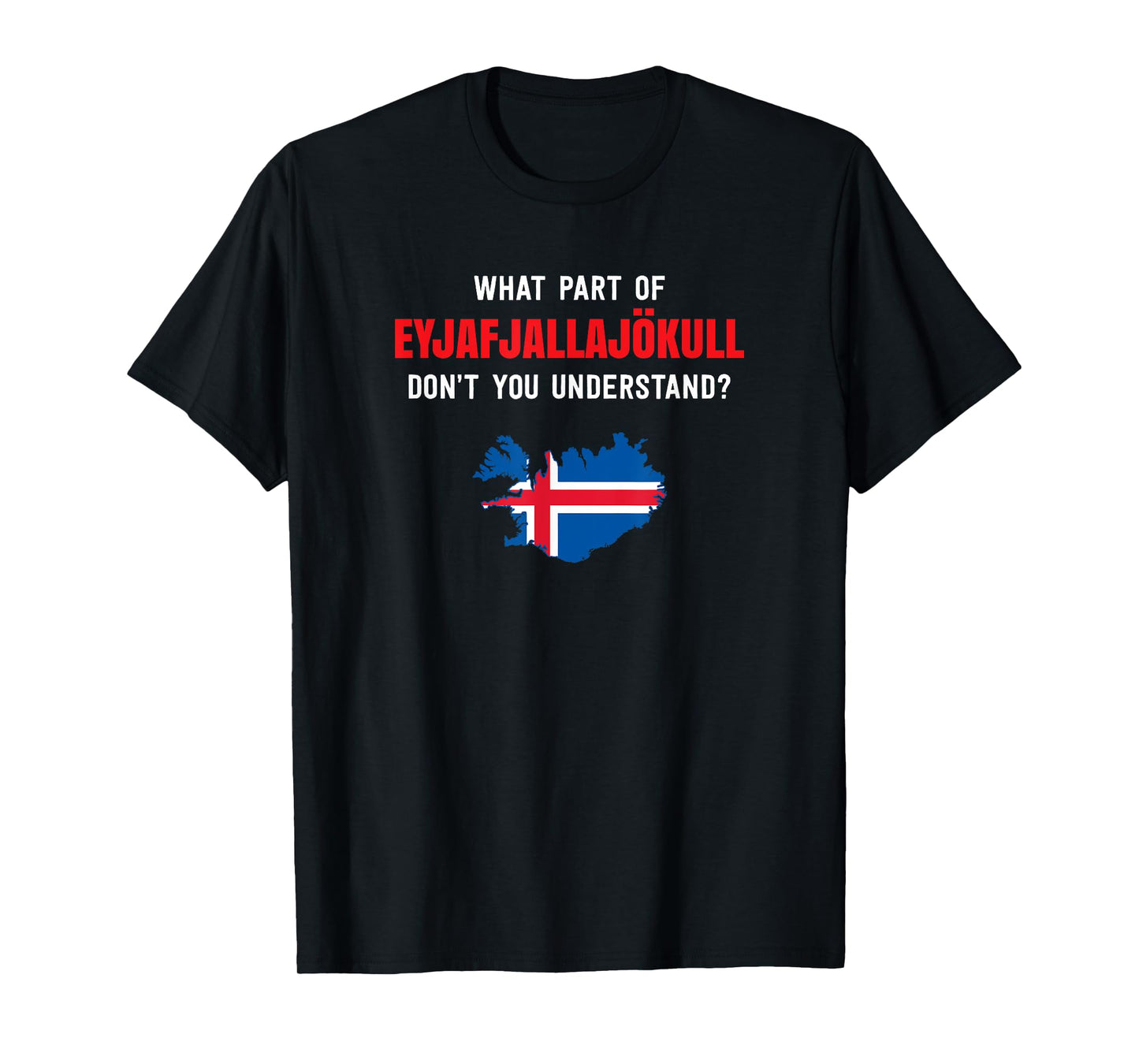 What part of Eyjafjallajökull, Iceland T-Shirt
