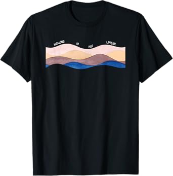 Healing Is Not Linear, Vintafe Mental Health Matters T-Shirt