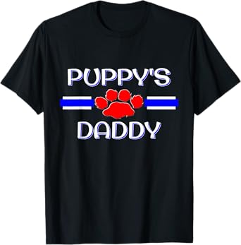 Gay Puppy Daddy, BDSM Human Pup Play Fetish Kink Gift T-Shirt