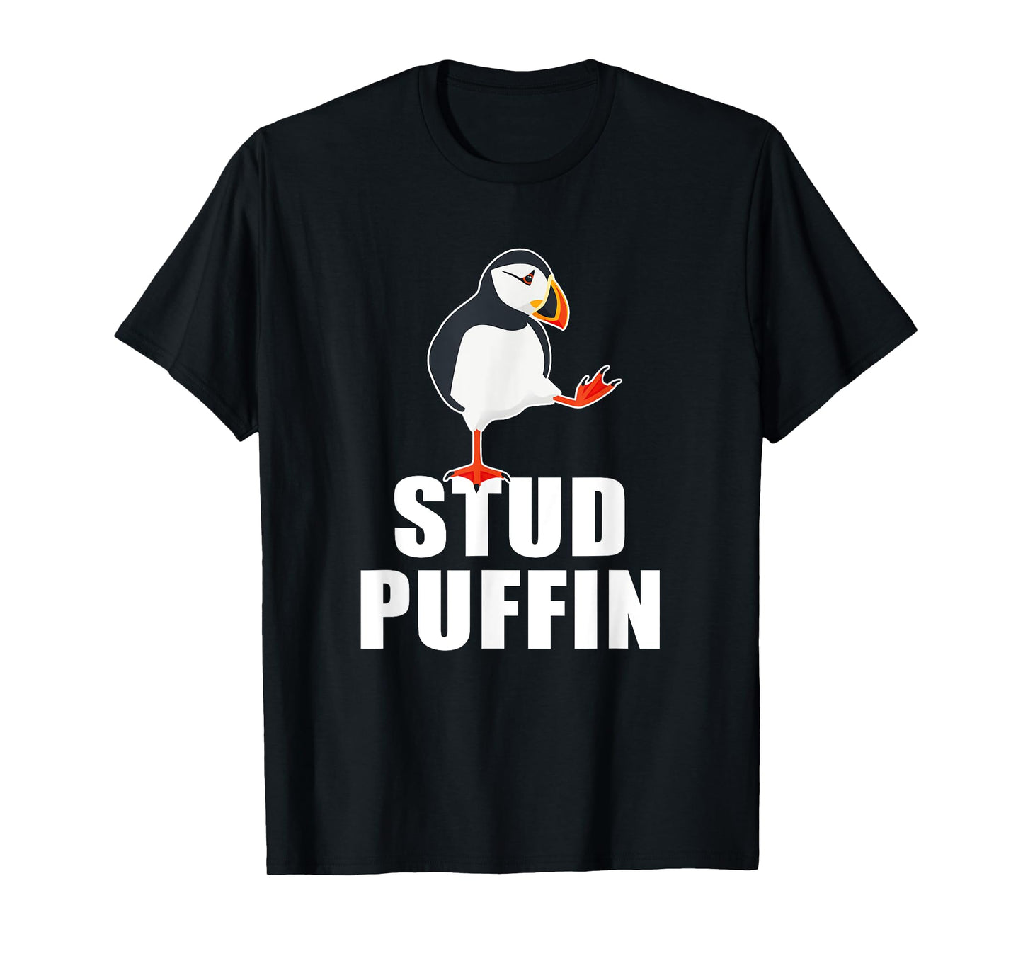 Stud Puffin Funny Seabird Puffins T-Shirt