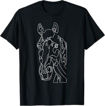 Equestrian Gifts Horse Womens Horse Back Riding Horse Lover T-Shirt