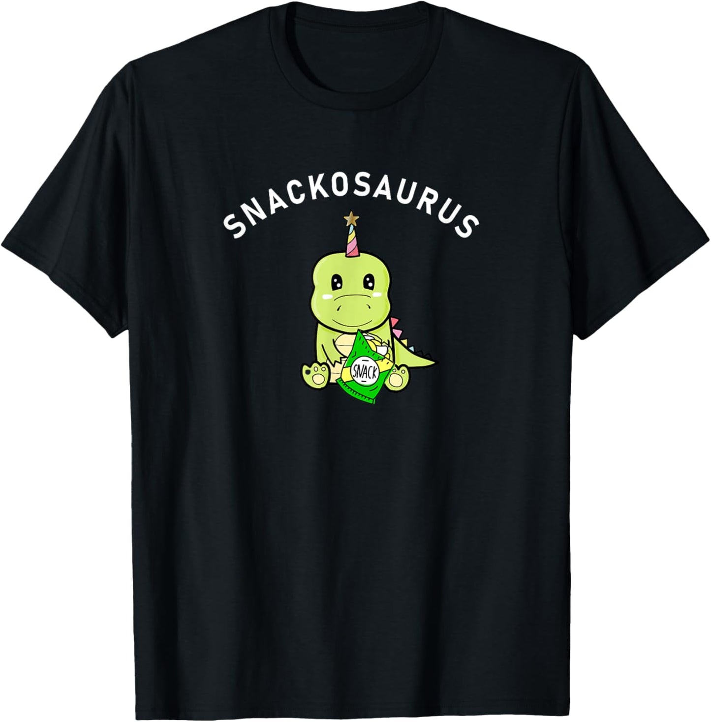 Snackosaurus Baby Dinosaur with Snacks for Sweet Cats T-Shirt