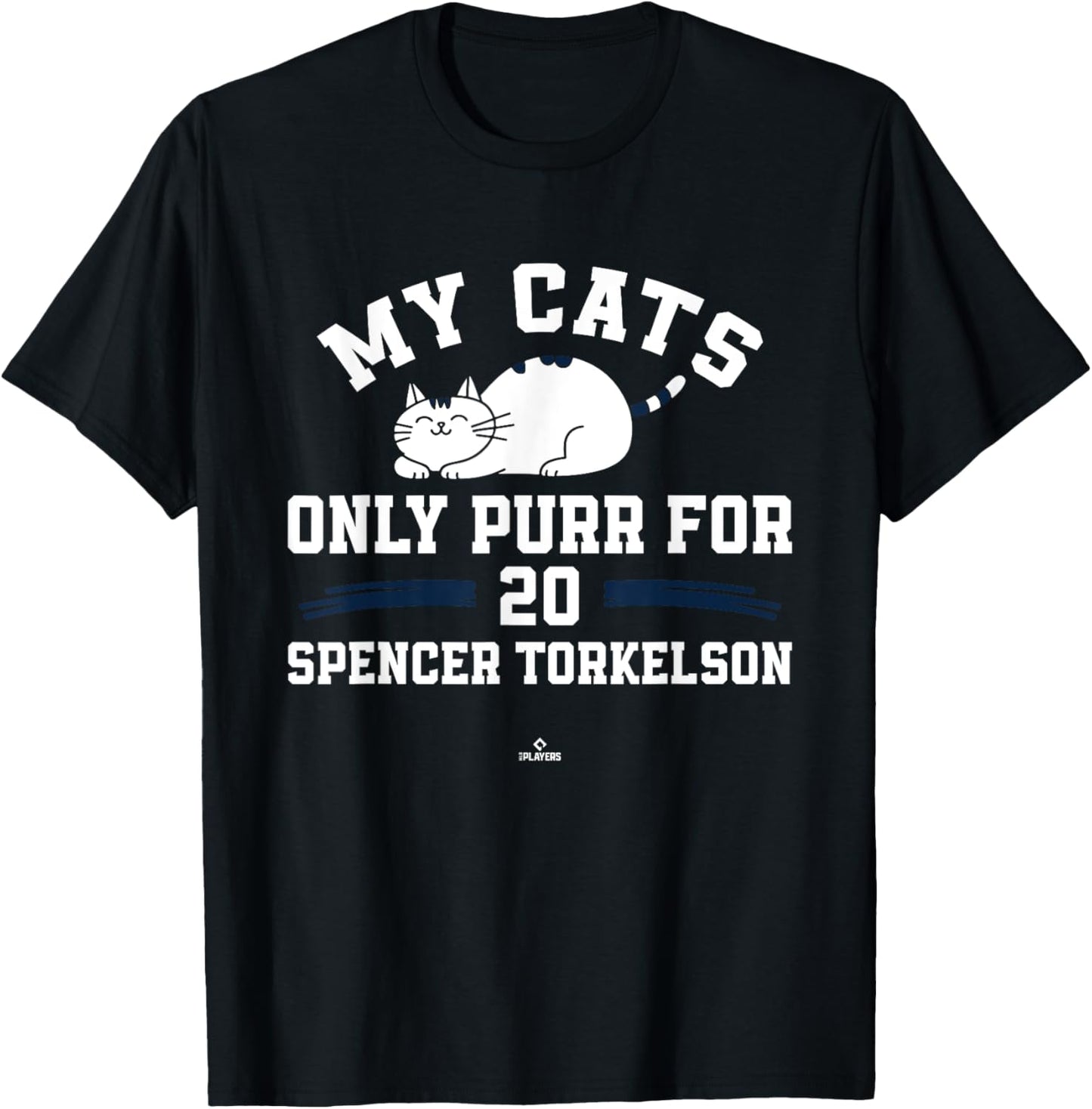 Cat Lovers for Spencer Torkelson Detroit Baseball MLBPA T-Shirt