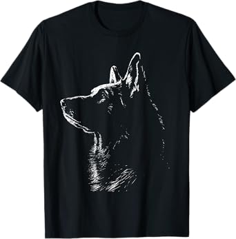 german shepherd silhouette T-Shirt