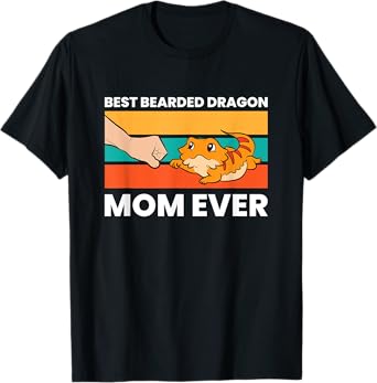 Best Bearded Dragon Mom Ever Lizard Girl Bearded Dragon T-Shirt