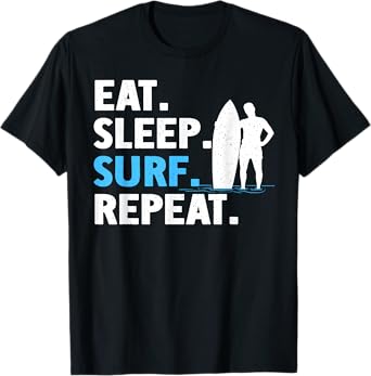 Best Surfing Art For Men Women Surfer Surf Surfboard Surfing T-Shirt