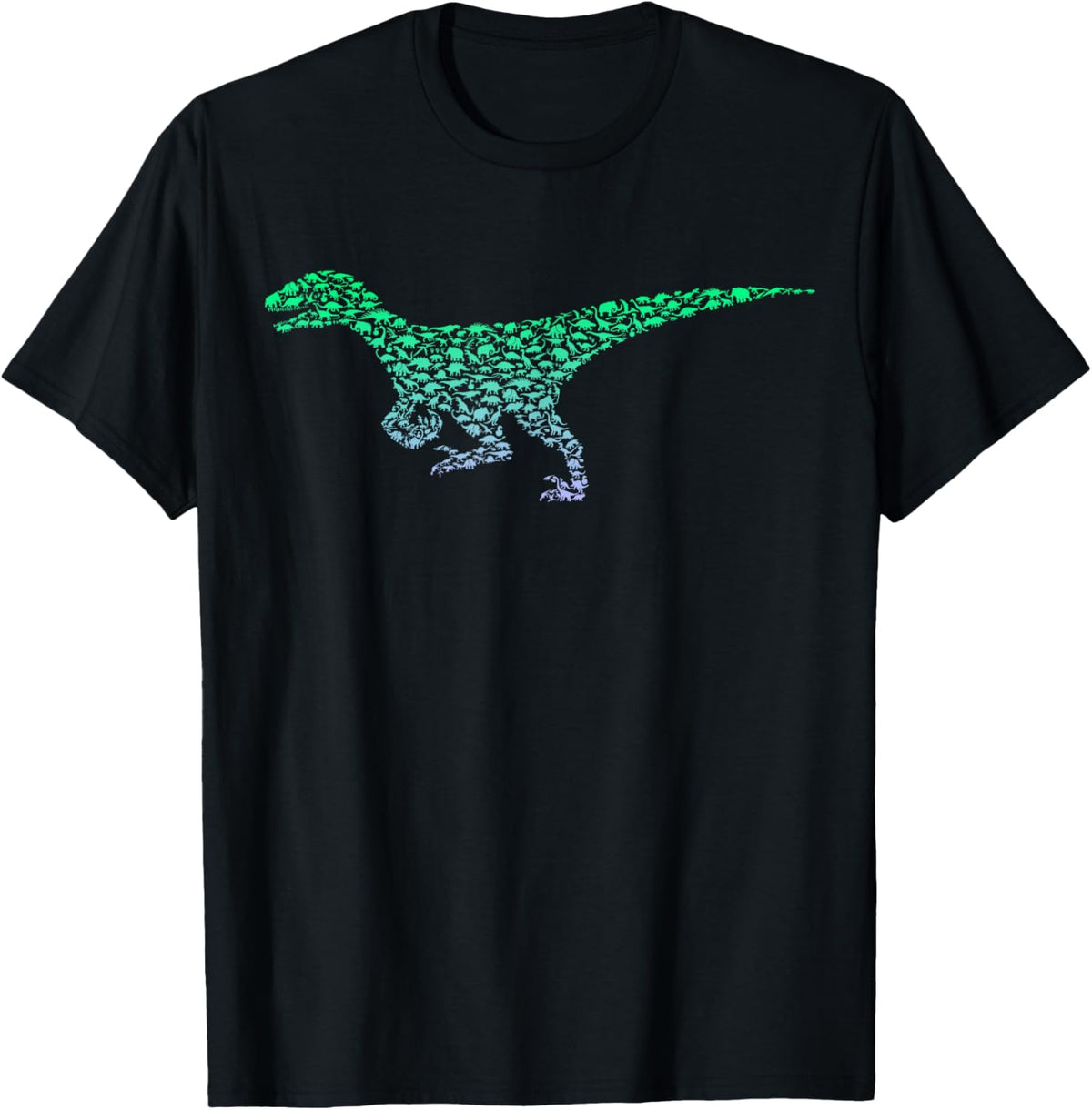 Silhouette Icon Velociraptor Shirt Dinosaur Boy Velociraptor T-Shirt