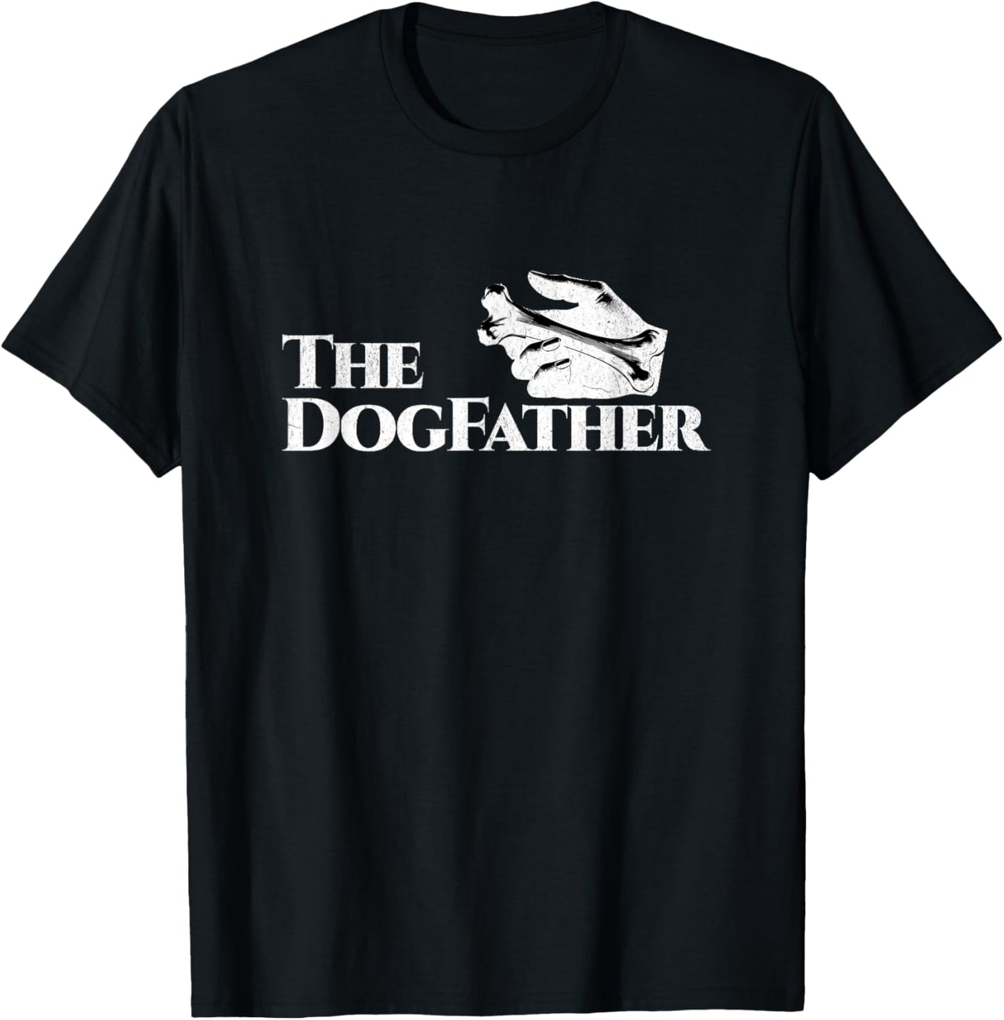 The DogFather Funny Dog Fur Dad Humor Father's Day Men T-Shirt