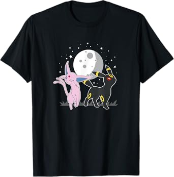 Pokémon - Celestial Espeon and Umbreon T-Shirt