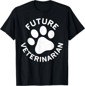 Future Veterinarian T-Shirt Student Doctor Animal Lover Gift T-Shirt