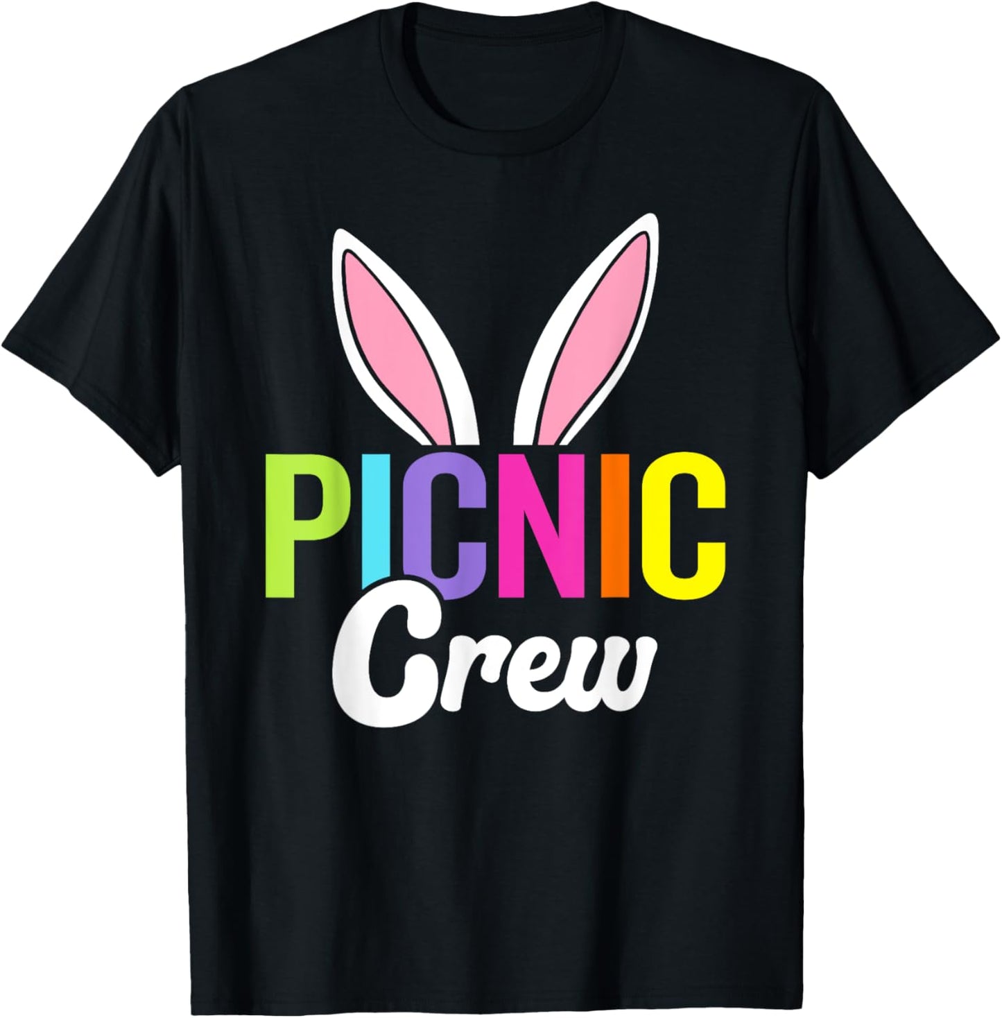 Picnic crew, Easter picnic, matching easter rabbit ears, T-Shirt