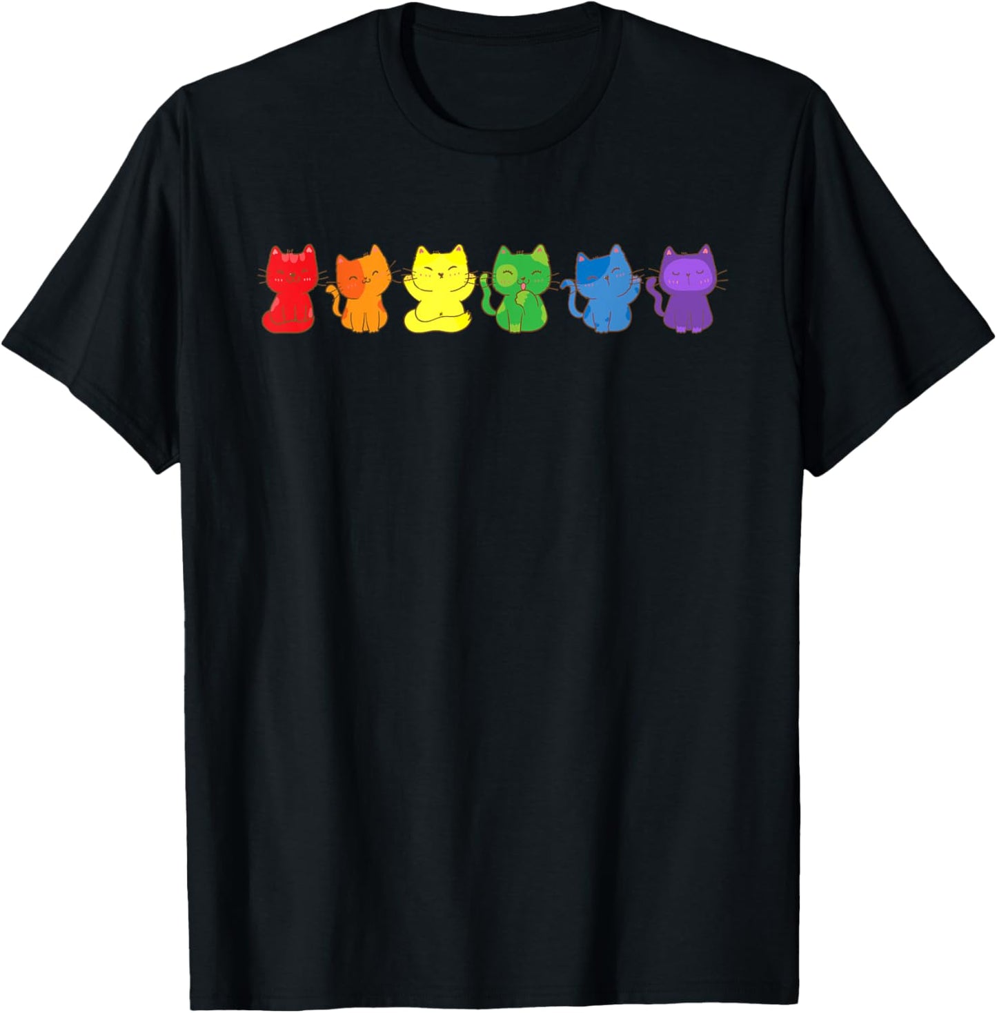 Gay Pride Cats LGBT T-Shirt