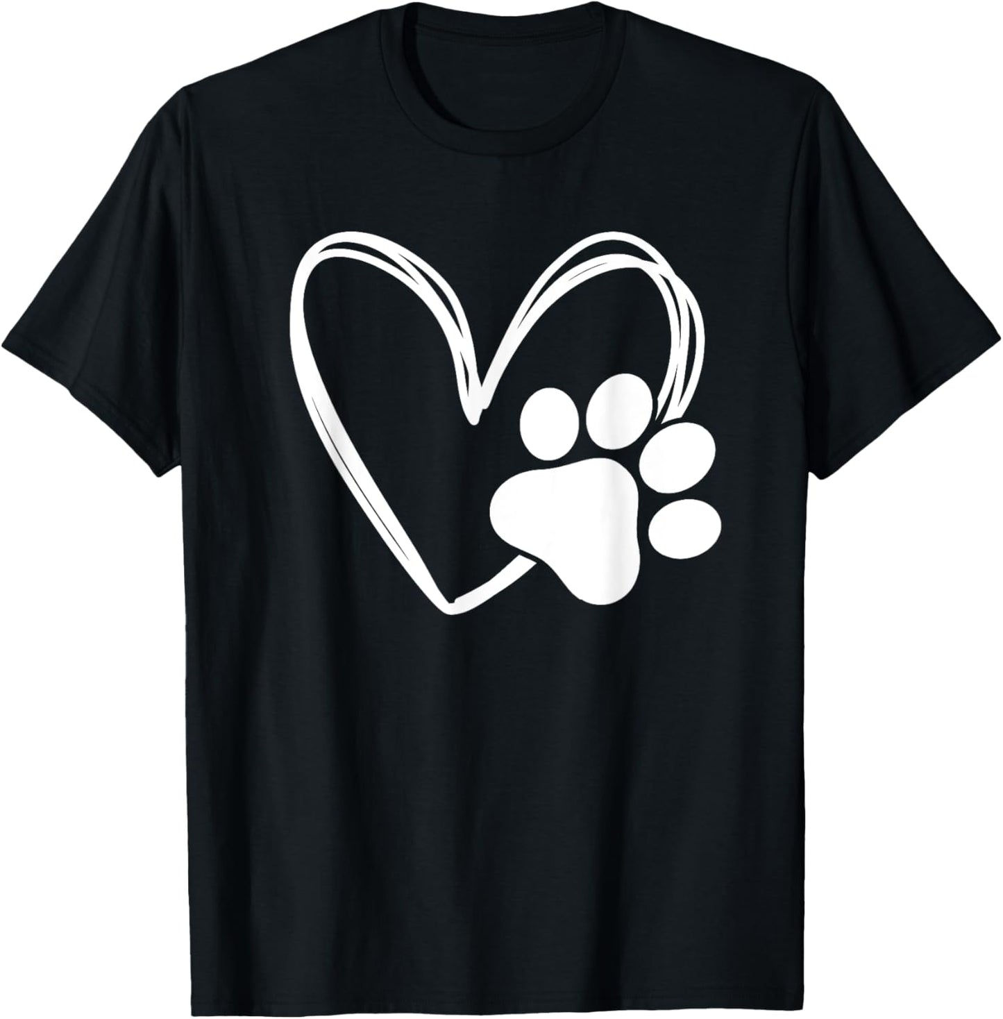 Dog Paw Heart Baby Dogs - Dog Paws Hearts Dog Paw Print T-Shirt