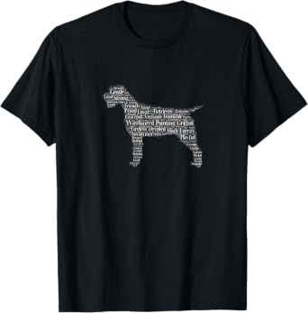 Wirehaired Pointing Griffon WPG Breed Tee Wordcloud