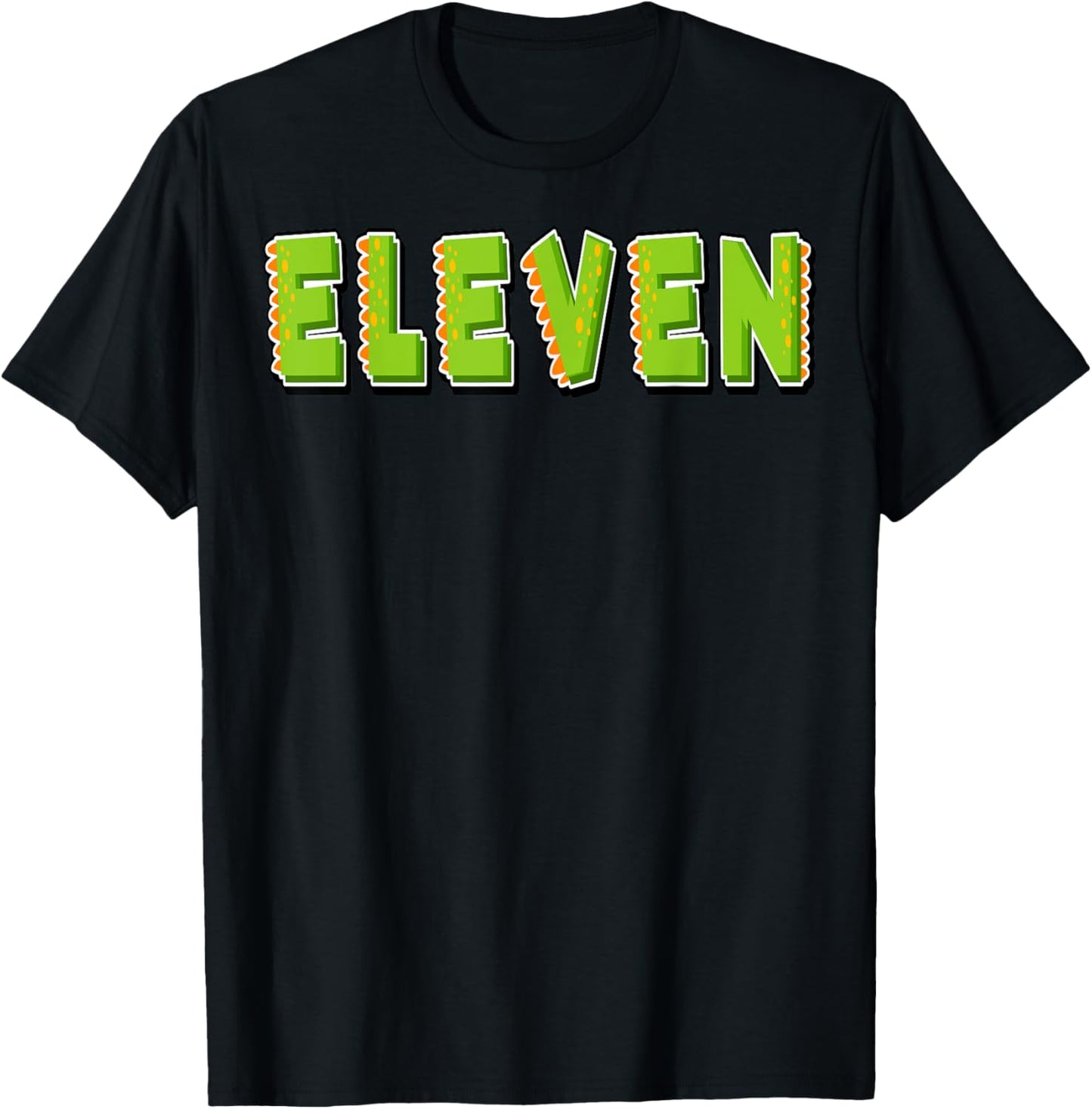Eleven Years Old Dinosaur Dino T-Rex 11th Birthday Party T-Shirt