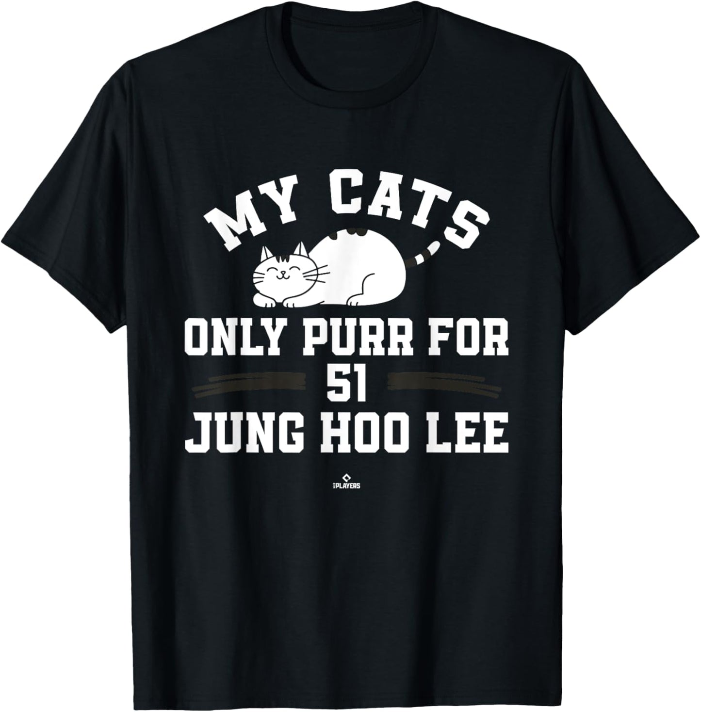 Cat Lovers for Jung Hoo Lee San Francisco Baseball MLBPA T-Shirt