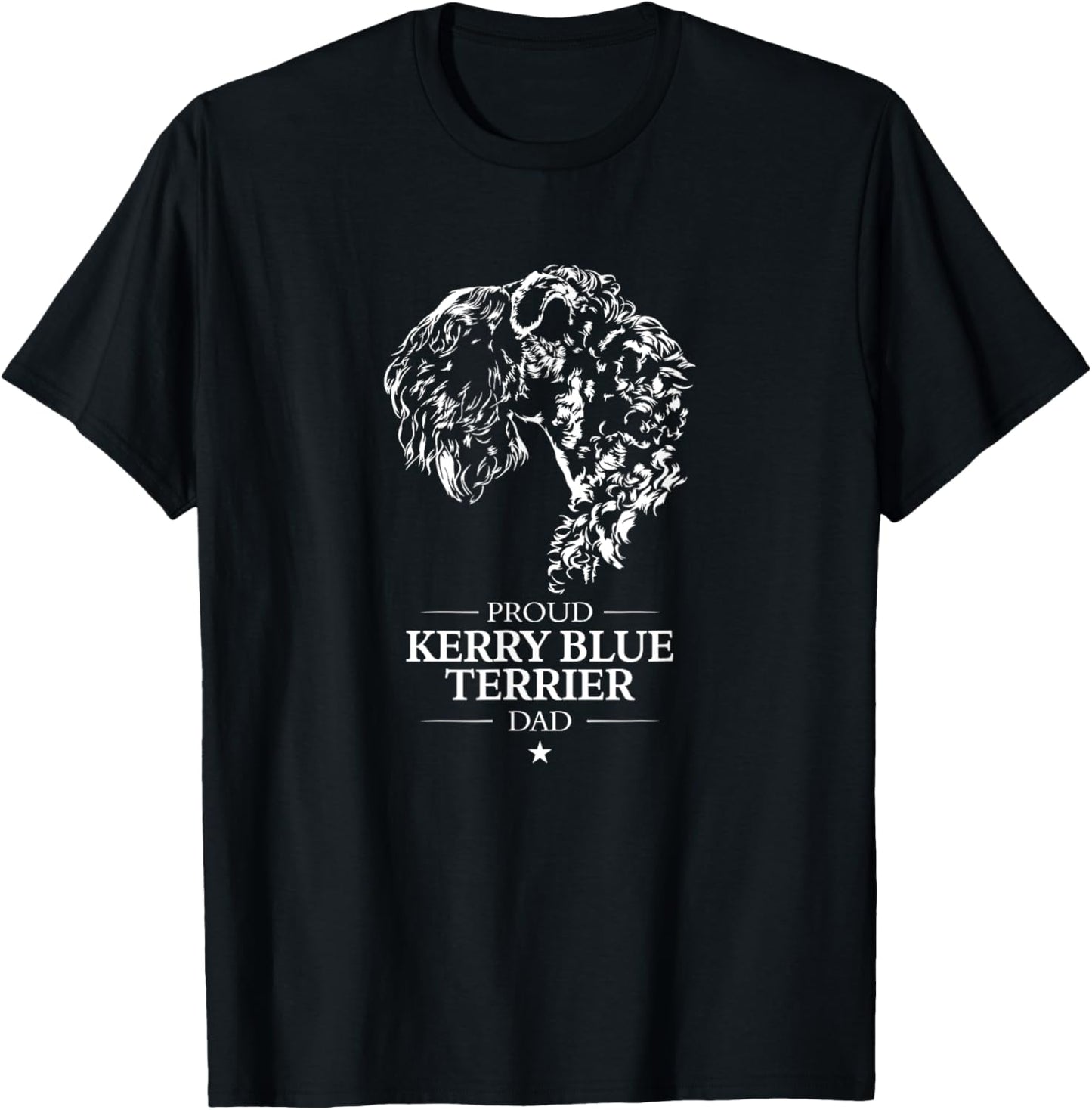 Proud Kerry Blue Terrier dad dog dad Kerry Blue Terrier dog T-Shirt