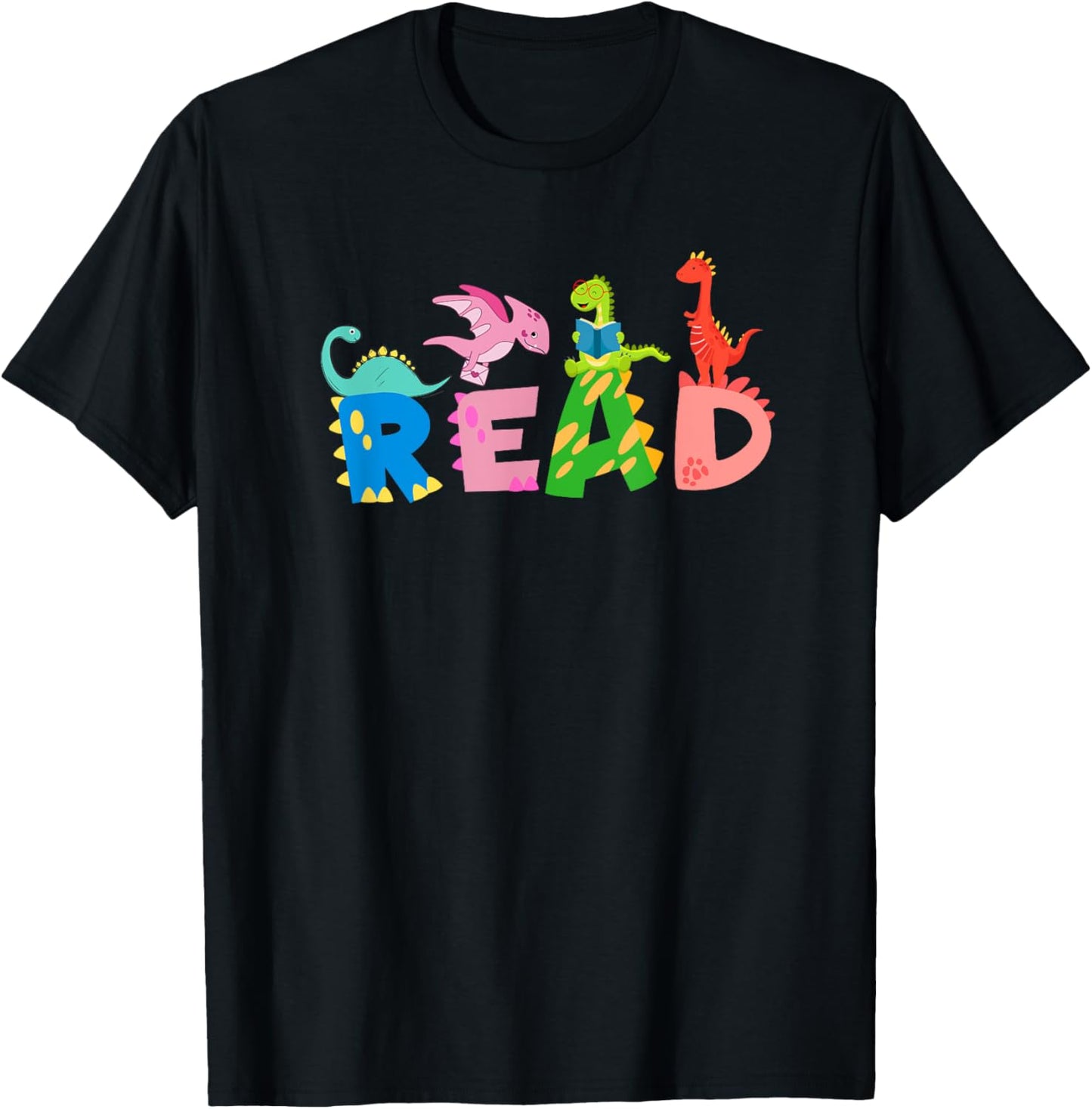 Funny Reading Dinosaur T rex Dino Book Lover T-Shirt