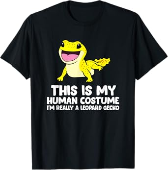 Reptile Leopard Gecko Costume I'm Really A Leopard Gecko T-Shirt